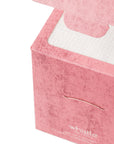 Whistle Wellness 8 x 8 disposable face towels in a skincare routine