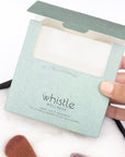Whistle Wellness disposable face towel detail